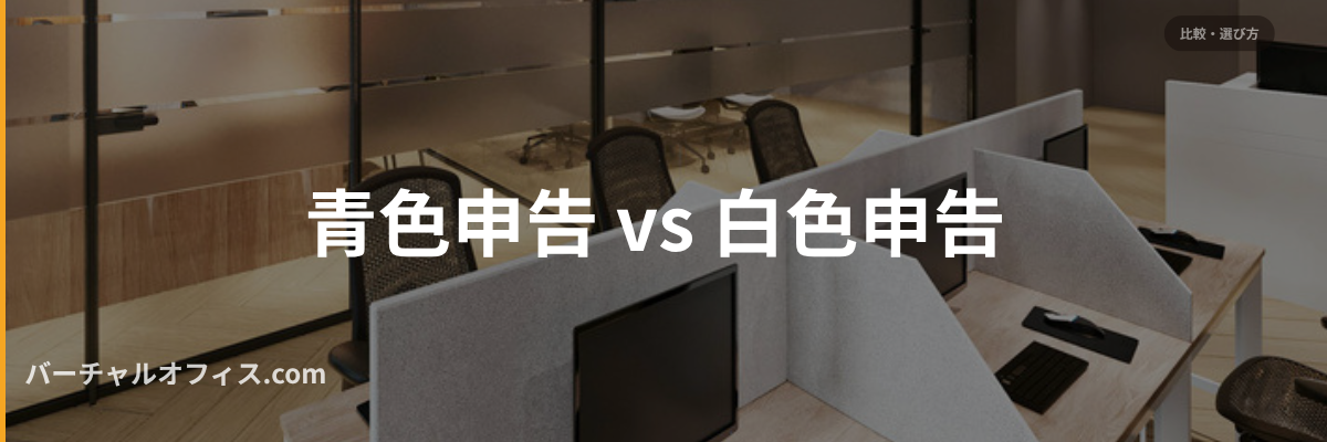 青色申告 vs 白色申告